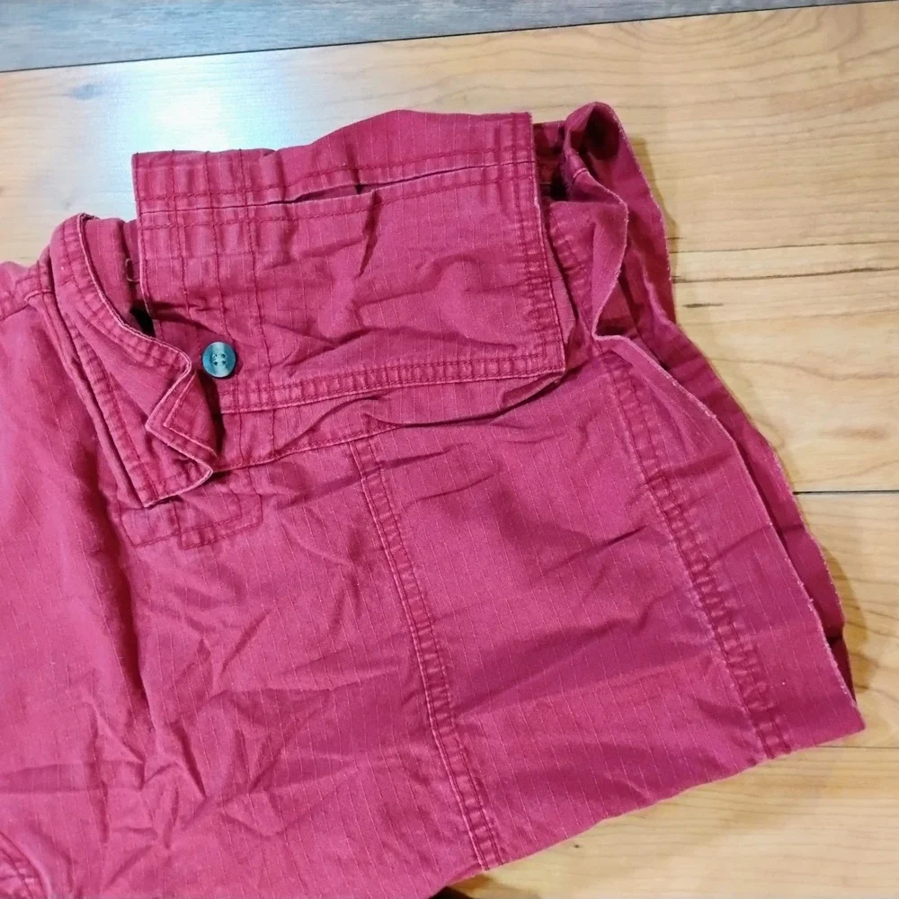 Mossimo Supply Co. Men's Size 34 Maroon Cargo Skater Shorts Baggy